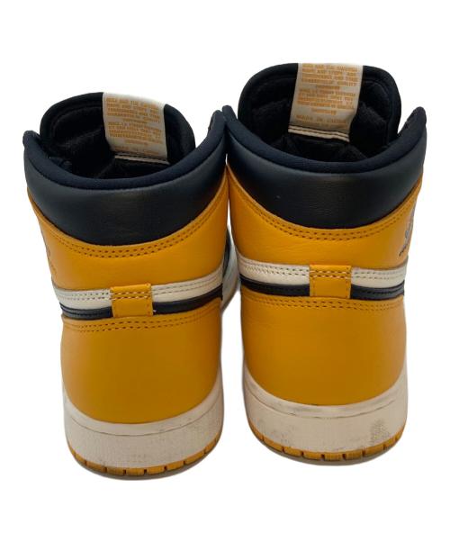 NIKE（ナイキ）NIKE (ナイキ) AIR JORDAN 1 RETRO HIGH OG TAXI タクシー ｒ(エアジョーダン1レトロ　HIGH OG) オレンジ×ホワイト サイズ:US7.5   UK6.5の古着・服飾アイテム