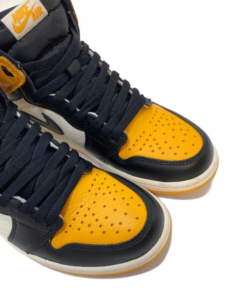NIKE（ナイキ）NIKE (ナイキ) AIR JORDAN 1 RETRO HIGH OG TAXI タクシー ｒ(エアジョーダン1レトロ　HIGH OG) オレンジ×ホワイト サイズ:US7.5   UK6.5の古着・服飾アイテム