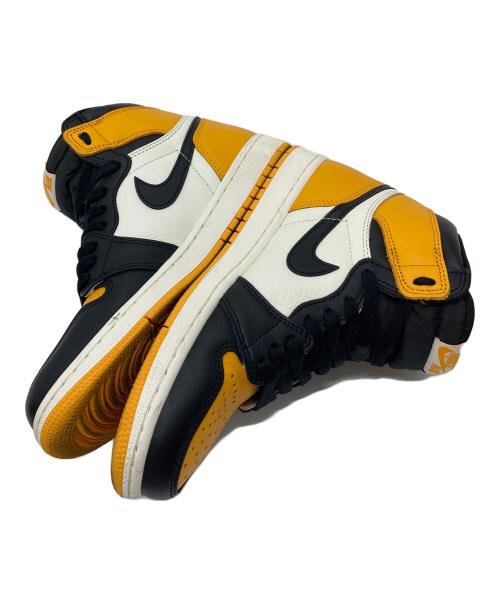 NIKE（ナイキ）NIKE (ナイキ) AIR JORDAN 1 RETRO HIGH OG TAXI タクシー ｒ(エアジョーダン1レトロ　HIGH OG) オレンジ×ホワイト サイズ:US7.5   UK6.5の古着・服飾アイテム