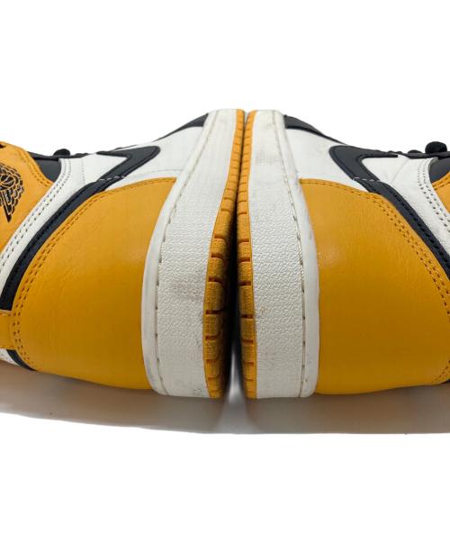 NIKE（ナイキ）NIKE (ナイキ) AIR JORDAN 1 RETRO HIGH OG TAXI タクシー ｒ(エアジョーダン1レトロ　HIGH OG) オレンジ×ホワイト サイズ:US7.5   UK6.5の古着・服飾アイテム
