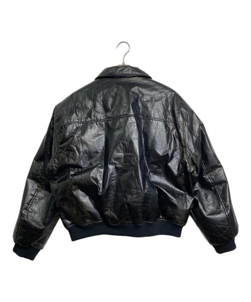 ZARA（ザラ）ZARA (ザラ) エコレザーボンバージャケット　 オリーブ サイズ:Mの古着・服飾アイテム