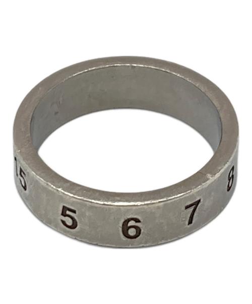 Maison Margiela（メゾンマルジェラ）Maison Margiela (メゾンマルジェラ) ナンバリングロゴリング　シルバーリング　925 シルバー サイズ:23号の古着・服飾アイテム