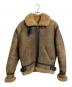 USSHEEPSKIN（ユーエスシープスキン）の古着「B-3フライトジャケット　ムートンジャケット　USA製」｜ブラウン