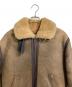 USSHEEPSKIN (ユーエスシープスキン) B-3フライトジャケット　ムートンジャケット　USA製 ブラウン サイズ:38：11000円