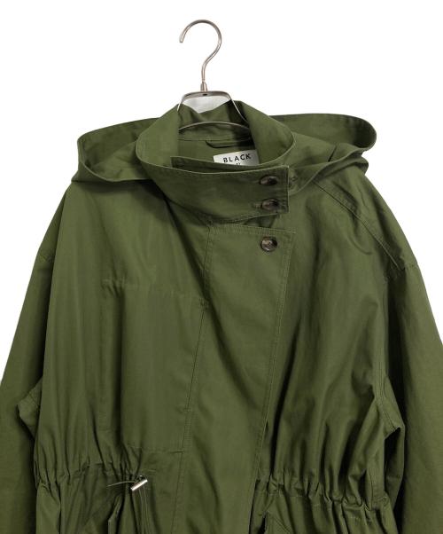 BLACK by moussy（ブラックバイマウジー）BLACK by moussy (ブラックバイマウジー) モッズコート military mods オリーブ サイズ:2の古着・服飾アイテム