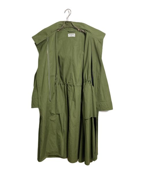 BLACK by moussy（ブラックバイマウジー）BLACK by moussy (ブラックバイマウジー) モッズコート military mods オリーブ サイズ:2の古着・服飾アイテム