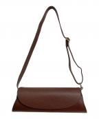 AULENTTIオウレンティ）の古着「ワンショルダーバッグ ツツガタBAG イタリア製　セレモニー」｜ブラウン