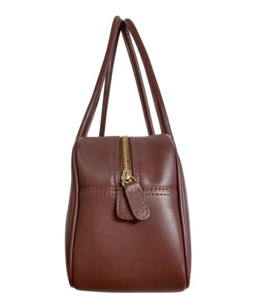 AULENTTI（オウレンティ）AULENTTI (オウレンティ) ロングハンドルボストンバッグ　ハンドバッグ　スクエアバッグ　セレモニー　イタリア製　FRAMeWORK別注 ブラウン サイズ:実寸参照の古着・服飾アイテム