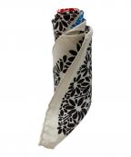 Christian Diorクリスチャン ディオール）の古着「スカーフ　シルクスカーフ　花柄　総柄」｜トリコロールカラー