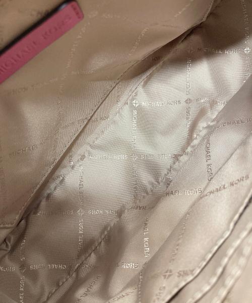 MICHAEL KORS（マイケル・コース）MICHAEL KORS (マイケル・コース) ジェット セット トラベル シグネチャー ショルダーバッグ　セレモニー ピンク サイズ:実寸参照の古着・服飾アイテム