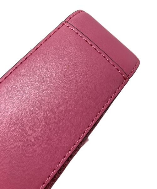 MICHAEL KORS（マイケル・コース）MICHAEL KORS (マイケル・コース) ジェット セット トラベル シグネチャー ショルダーバッグ　セレモニー ピンク サイズ:実寸参照の古着・服飾アイテム