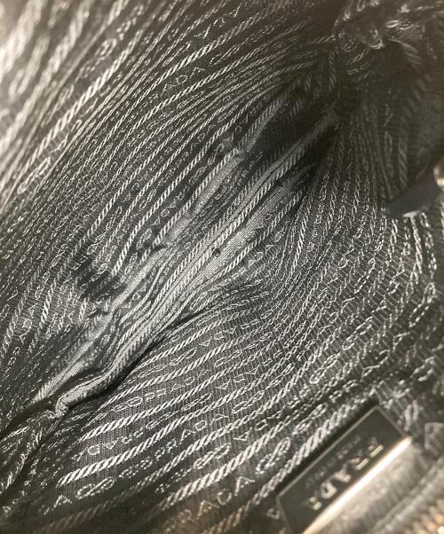 PRADA（プラダ）PRADA (プラダ) ナイロンショルダーバッグ　イタリア製 ブラック サイズ:実寸参照の古着・服飾アイテム