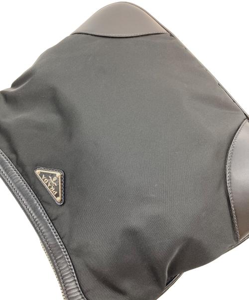PRADA（プラダ）PRADA (プラダ) ナイロンショルダーバッグ　イタリア製 ブラック サイズ:実寸参照の古着・服飾アイテム