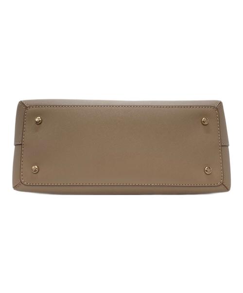 Kate Spade（ケイトスペード）Kate Spade (ケイトスペード) シダー ストリート レザー ハンドバッグ ホワイト×グレージュ サイズ:実寸参照の古着・服飾アイテム