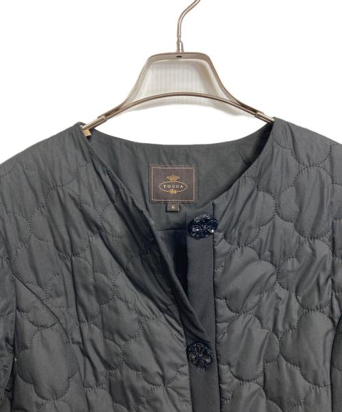 TOCCA（トッカ）TOCCA (トッカ) ATLAS キルティングコート　ロングコート　中綿コート　アウター　 ブラック サイズ:6の古着・服飾アイテム