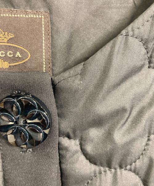 TOCCA（トッカ）TOCCA (トッカ) ATLAS キルティングコート　ロングコート　中綿コート　アウター　 ブラック サイズ:6の古着・服飾アイテム