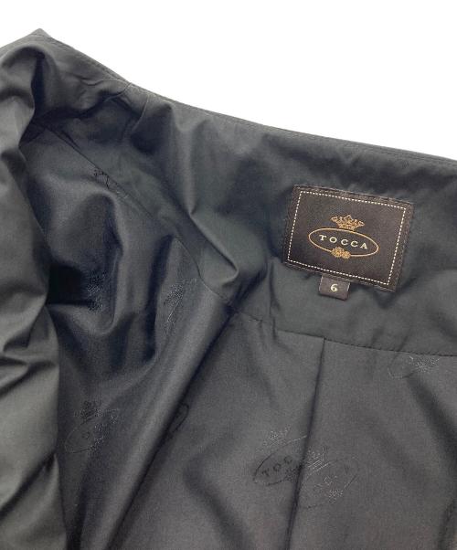 TOCCA（トッカ）TOCCA (トッカ) ATLAS キルティングコート　ロングコート　中綿コート　アウター　 ブラック サイズ:6の古着・服飾アイテム