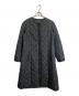 TOCCA（トッカ）の古着「ATLAS キルティングコート　ロングコート　中綿コート　アウター　」｜ブラック