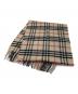BURBERRY LONDON (バーバリーロンドン) ノバチェックカシミヤマフラー ベージュ サイズ:実寸参照：6000円