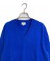 23区 (ニジュウサンク) ピュアカシミヤ Vネック ニット ブルー サイズ:44：4500円