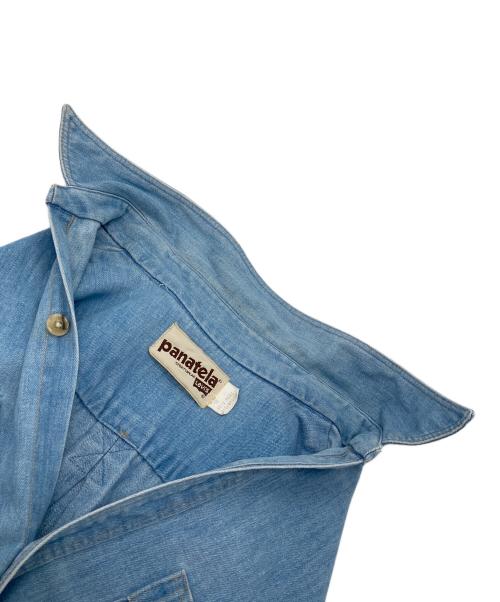 LEVI'S pantela（リーバイスパナテラ）LEVI'S pantela (リーバイスパナテラ) 【古着】70’Sエルボーパッチデニムシャツ　パナテラ　70年代 スカイブルー サイズ:XLの古着・服飾アイテム