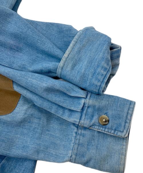 LEVI'S pantela（リーバイスパナテラ）LEVI'S pantela (リーバイスパナテラ) 【古着】70’Sエルボーパッチデニムシャツ　パナテラ　70年代 スカイブルー サイズ:XLの古着・服飾アイテム
