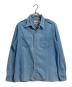 LEVI'S pantela（リーバイスパナテラ）の古着「【古着】70’Sエルボーパッチデニムシャツ　パナテラ　70年代」｜スカイブルー