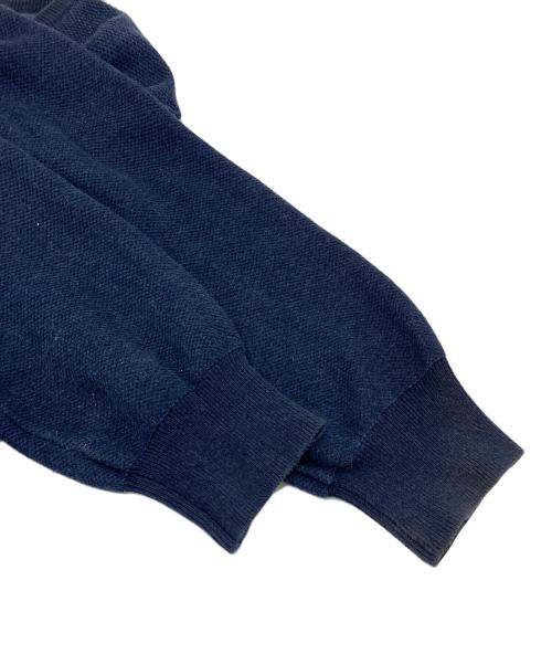 POLO RALPH LAUREN（ポロ・ラルフローレン）POLO RALPH LAUREN (ポロ・ラルフローレン) PIMA COTTON 鹿の子ニット　 ネイビー サイズ:XLの古着・服飾アイテム