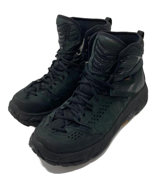 HOKAONEONE（ホカオネオネ）HOKAONEONE (ホカオネオネ) トレッキングシューズ ブラック サイズ:US10.5  UK10の古着・服飾アイテム