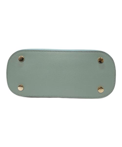 Kate Spade（ケイトスペード）Kate Spade (ケイトスペード) シルビア ミディアム ドーム サッチェル　ハンドバック　ショルダーバッグ　2WAYバッグ ブルー サイズ:実寸参照の古着・服飾アイテム