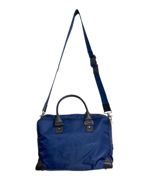 Orobianco（オロビアンコ）Orobianco (オロビアンコ) リモンタナイロンビジネスバッグ　ショルダーバッグ ネイビー×ブラック サイズ:実寸参照の古着・服飾アイテム
