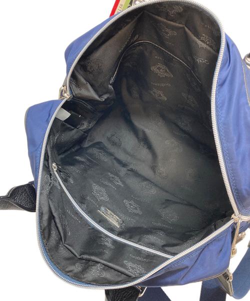 Orobianco（オロビアンコ）Orobianco (オロビアンコ) リモンタナイロンビジネスバッグ　ショルダーバッグ ネイビー×ブラック サイズ:実寸参照の古着・服飾アイテム