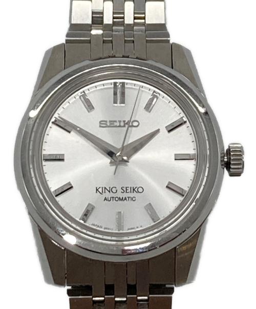 SEIKO（セイコー）SEIKO (セイコー) キングセイコー6Rメカニカル ウォッチ　SDKS003  メカニカル 自動巻　生活強化防水　要精度確認 ホワイト×シルバー サイズ:実寸参照の古着・服飾アイテム
