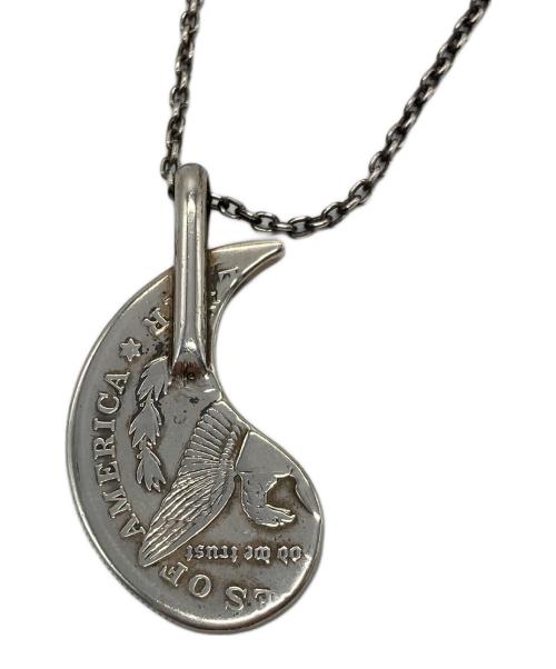 NORTH WORKS（ノースワークス）NORTH WORKS (ノースワークス) N-005 1ドル モルガンダラー ペアネックレス　コインネックレス　925 シルバー サイズ:実寸参照の古着・服飾アイテム
