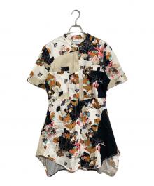 3.1 phillip lim（スリーワンフィリップリム）の古着「フィッシュテール シャツドレス」｜マルチカラー