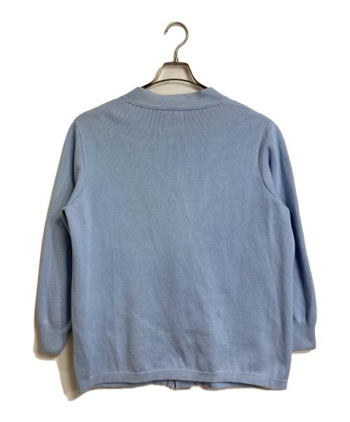 MADISON BLUE（マディソンブルー）MADISON BLUE (マディソンブルー) BIG カーディガン　コットンカーディガン　オーバーサイズ ブルー サイズ:01/Sの古着・服飾アイテム