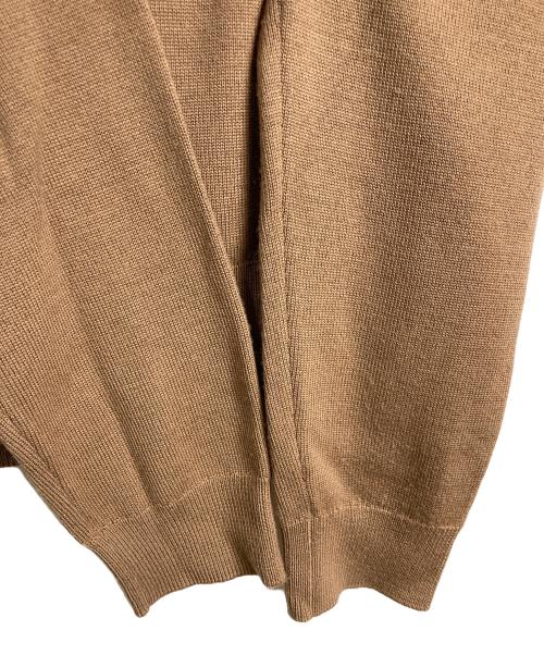 MUSE（ミューズ）MUSE (ミューズ) WISH クルーネック プルオーバー　ニット　長袖ニット　ウールニット　日本製 ブラウン サイズ:実寸参照の古着・服飾アイテム