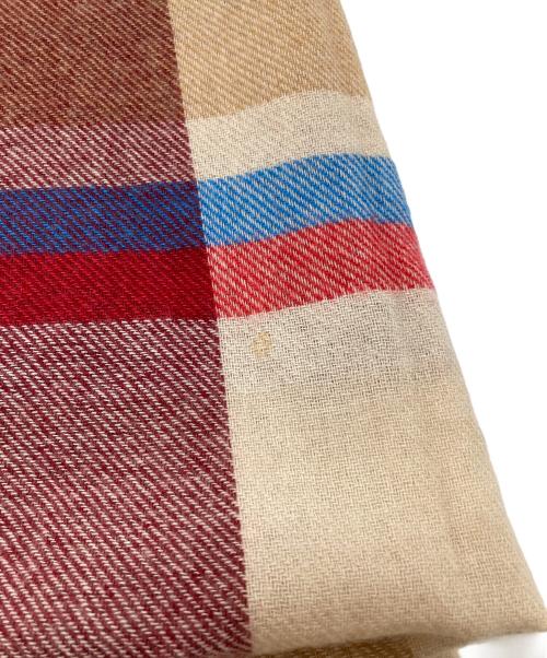 JOHNSTONS OF ELGIN（ジョンストンズオブエルガン）JOHNSTONS OF ELGIN (ジョンストンズオブエルガン) カシミヤチェックマフラー　ストール　カシミヤ100％　スコットランド製 マルチカラー サイズ:実寸参照の古着・服飾アイテム