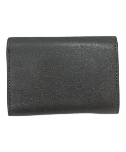 Yves Saint Laurent（イヴサンローラン）Yves Saint Laurent (イヴサンローラン) オリガミ タイニー 三つ折り財布　ミニ財布 グレー サイズ:実寸参照の古着・服飾アイテム