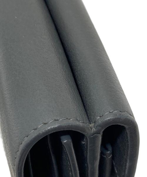 Yves Saint Laurent（イヴサンローラン）Yves Saint Laurent (イヴサンローラン) オリガミ タイニー 三つ折り財布　ミニ財布 グレー サイズ:実寸参照の古着・服飾アイテム