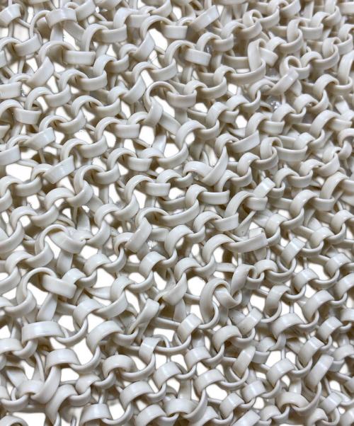 ANTEPRIMA（アンテプリマ）ANTEPRIMA (アンテプリマ) ワイヤーハンドバッグ　ハンドバッグ　セレモニー オフホワイト サイズ:実寸参照の古着・服飾アイテム