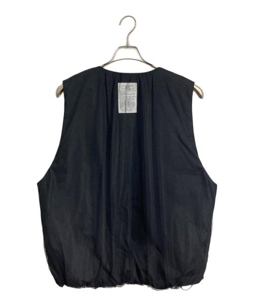 niko and（ニコアンド）niko and (ニコアンド) make stuff  軽インベスト　ナイロンベスト　ダブルジップ　アウター　ライトアウター　Misayoさんプロデュース ブラック サイズ:FREEの古着・服飾アイテム