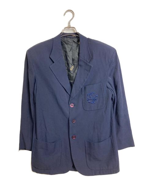 ICEBERG（アイスバーグ）ICEBERG (アイスバーグ) 【古着】Felix the Cat刺繍ジャケット　3Bジャケット　カジュアルジャケット　フィリックス ネイビー サイズ:50の古着・服飾アイテム
