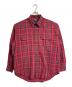 POLO RALPH LAUREN（ポロ・ラルフローレン）の古着「【古着】90’S トラッド チェックシャツ　長袖シャツ　90年代 G.I. SHIRT ポニーなし」｜レッド