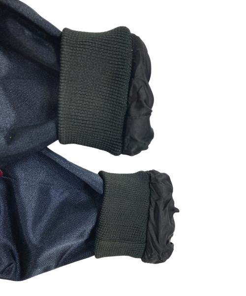 A.P.C.（アーペーセー）A.P.C. (アーペーセー) 【古着】90’Sジップアップショートジャケット サテン　アウター　ライトアウター　 90年代 ETE 1998 フランス製 ネイビー サイズ:Sの古着・服飾アイテム