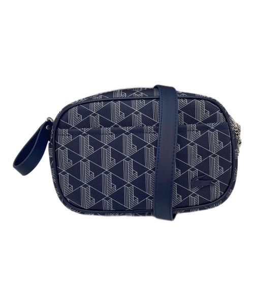 LACOSTE（ラコステ）LACOSTE (ラコステ) モノグラムスリムクロスオーバーバッグ　ショルダーバッグ ネイビー サイズ:実寸参照の古着・服飾アイテム