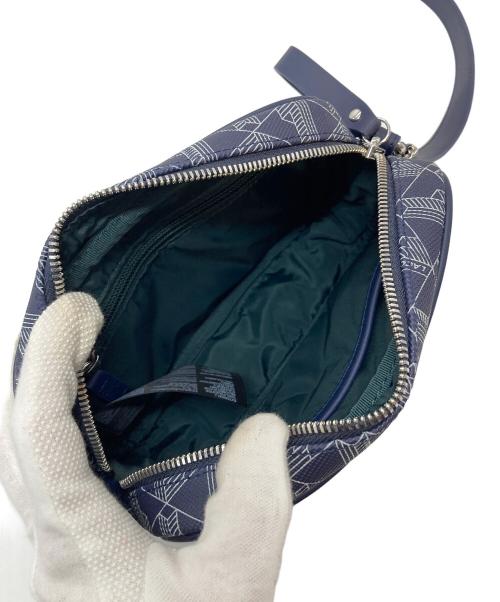 LACOSTE（ラコステ）LACOSTE (ラコステ) モノグラムスリムクロスオーバーバッグ　ショルダーバッグ ネイビー サイズ:実寸参照の古着・服飾アイテム