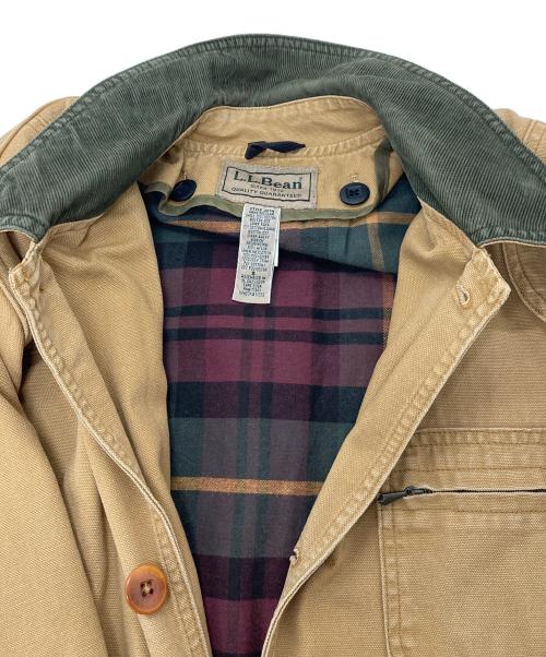 L.L.Bean（エルエルビーン）L.L.Bean (エルエルビーン) ライナー付きハンティングジャケット ダック生地　アウター　ライトアウター ベージュ サイズ:Sの古着・服飾アイテム