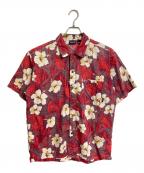 Patagoniaパタゴニア）の古着「90’Ｓアロハシャツ　半袖シャツ　花柄　総柄　ハイビスカス　90年代　1998年製 OLD Patagonia」｜レッド
