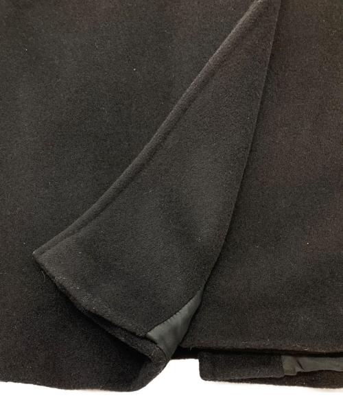 MaxMara（マックスマーラ）MaxMara (マックスマーラ) ヴァージンウールチェスターコート　ラグラン　ロングコート　白タグ ブラック サイズ:40の古着・服飾アイテム